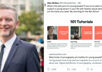 Alan McKee Twitter profile