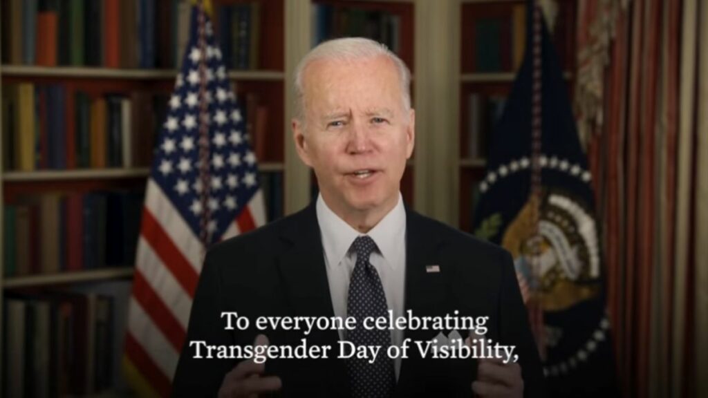 Joe Biden video Transgender Day Visibility