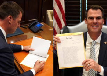 Ben fatto, governatore Stitt!