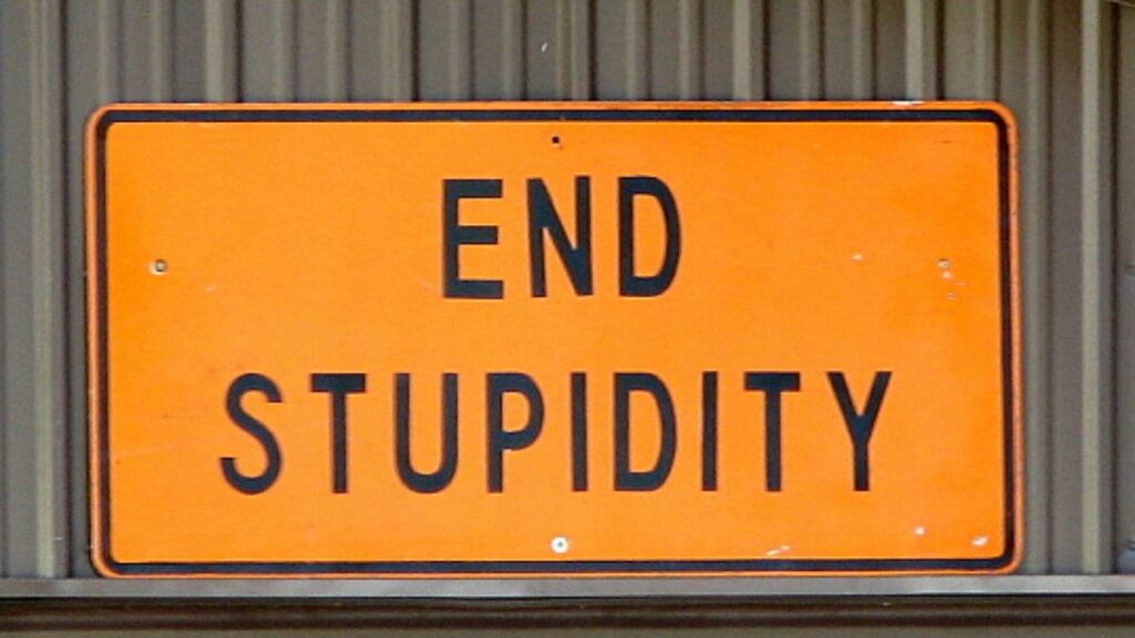 End Stupidity