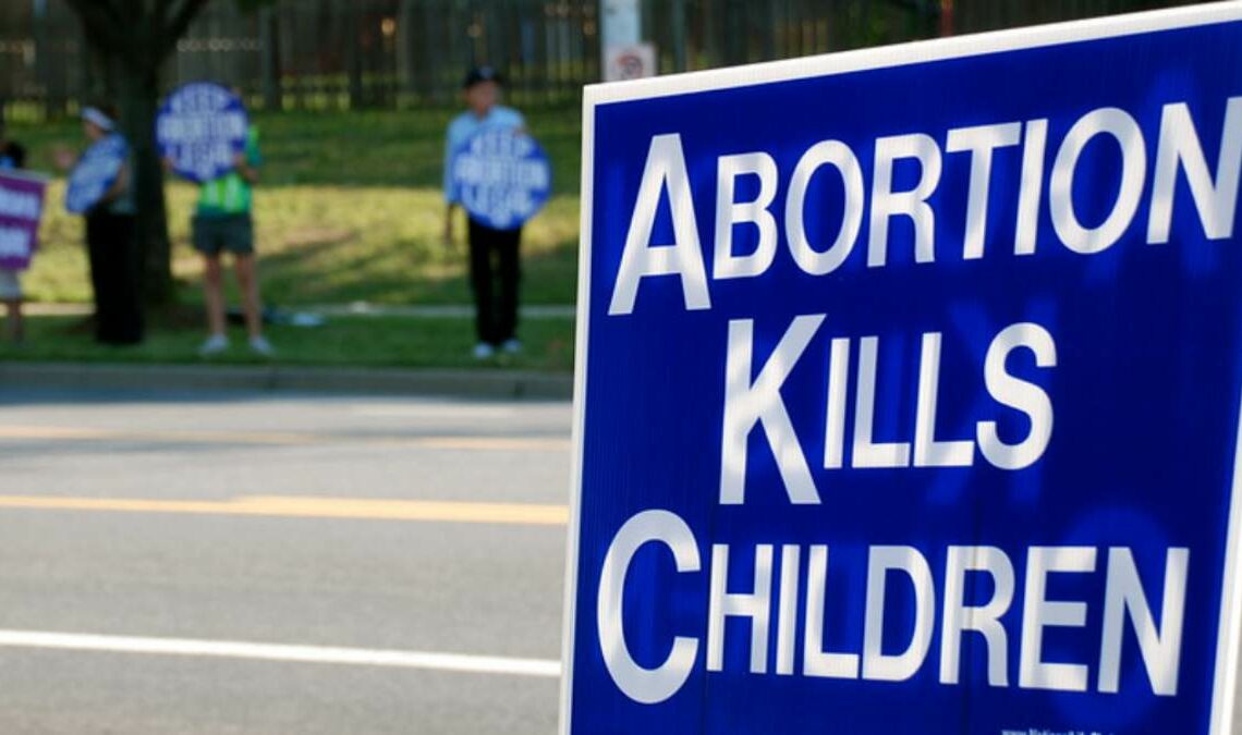 Manifestazione contro l'aborto