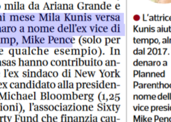 Mila Kunis e Mike Pence