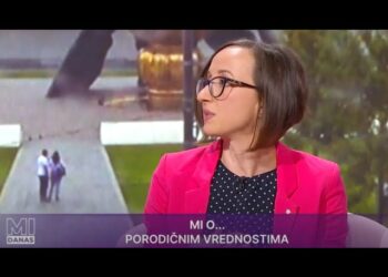 МАРИЈА СТАЈИЋ НА ТВ К1: ПОРОДИЧНЕ ВРЕДНОСТИ И ЕВРОПРАЈД