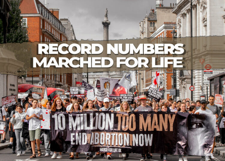 „Mehr junge Menschen als je zuvor“ beim Marsch für das Leben in London