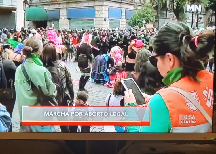 March for abortion in Mexico City