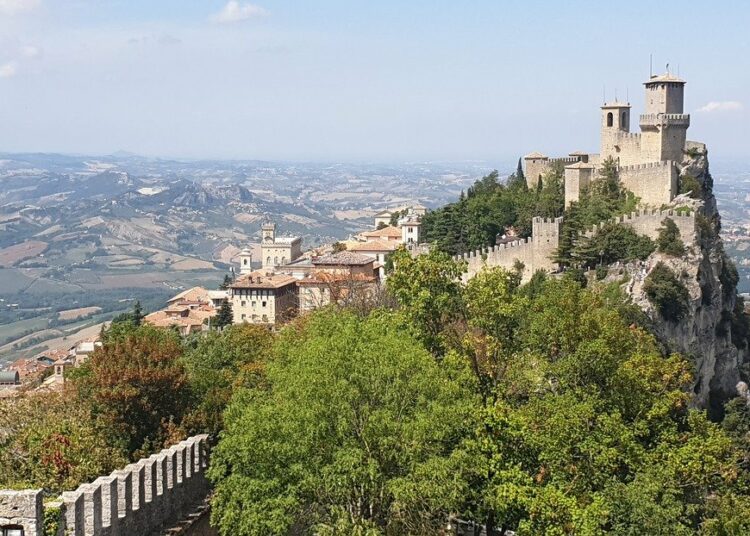 San Marino, the fortress