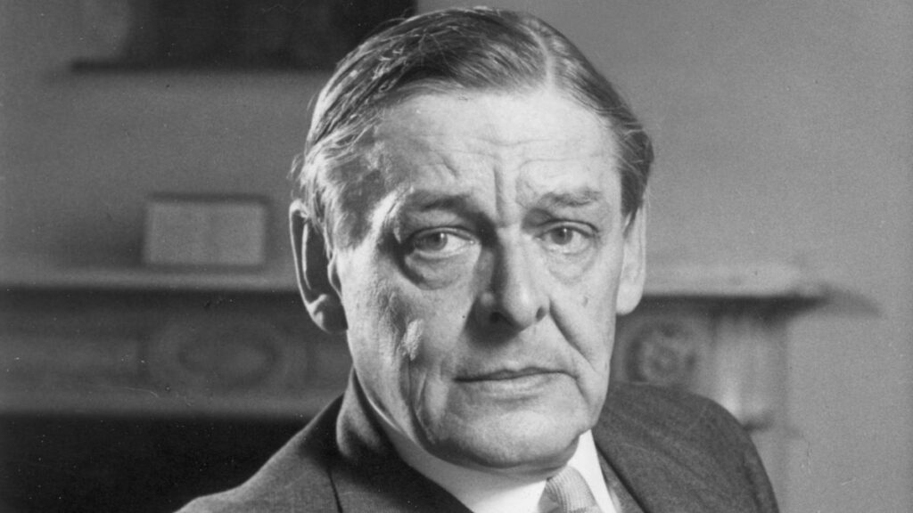 Poet and playwright T.S. Eliot (1888-1965)