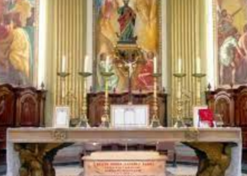 Dos asaltantes interrumpen una misa a gritos y hacen gestos obscenos en una iglesia