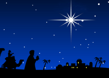 Der Stern, der die Drei Könige leitete