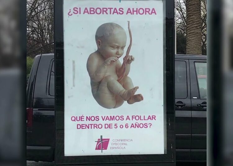 New offense to Christians: Scandalous poster on Spanish bus stops