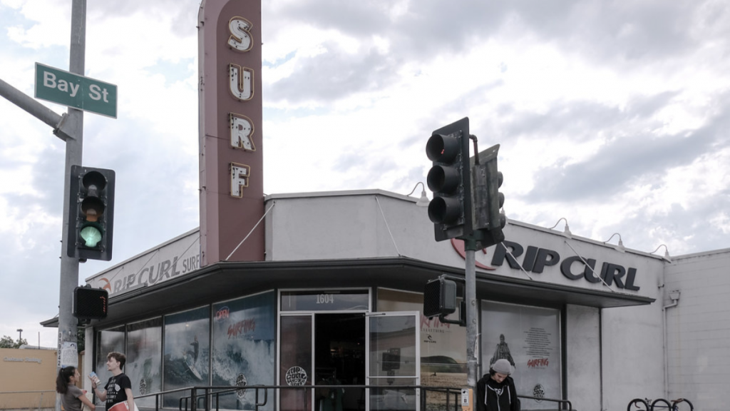 "Rip Curl Surf, Santa Cruz 9/11/17 #streetphotography" by Sharon Mollerus is licensed under CC BY 2.0.