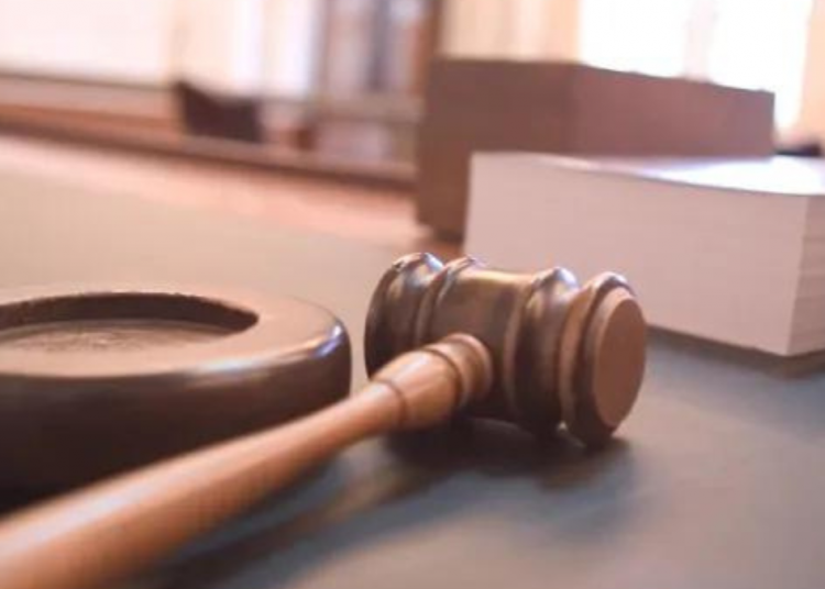 "Courtroom One Gavel" by Joe Gratz is marked with CC0 1.0.