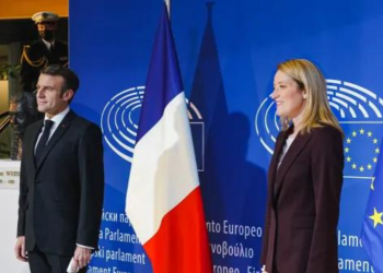 "Members debated the French Presidency’s priorities with Emmanuel Macron" by European Parliament is licensed under CC BY 2.0.