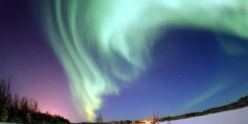 "Aurora Borealis - Bear Lake, Alaska" by Trodel is licensed under CC BY 2.0.
