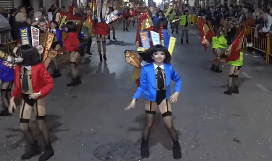 Complaint over Torrevieja carnival featuring girls in erotic lingerie