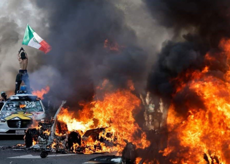 Left-wing riots over immigration in Los Angeles undermine law and order