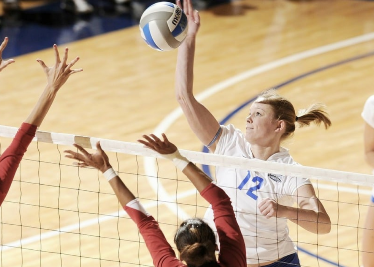 California volleyball player protest trans man on their team