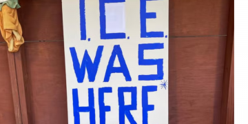 Catholic church displays empty Nativity scene criticizing ICE