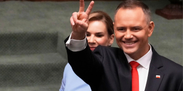 Poland’s Nawrocki delivers speech to Catholic faithful on immigration