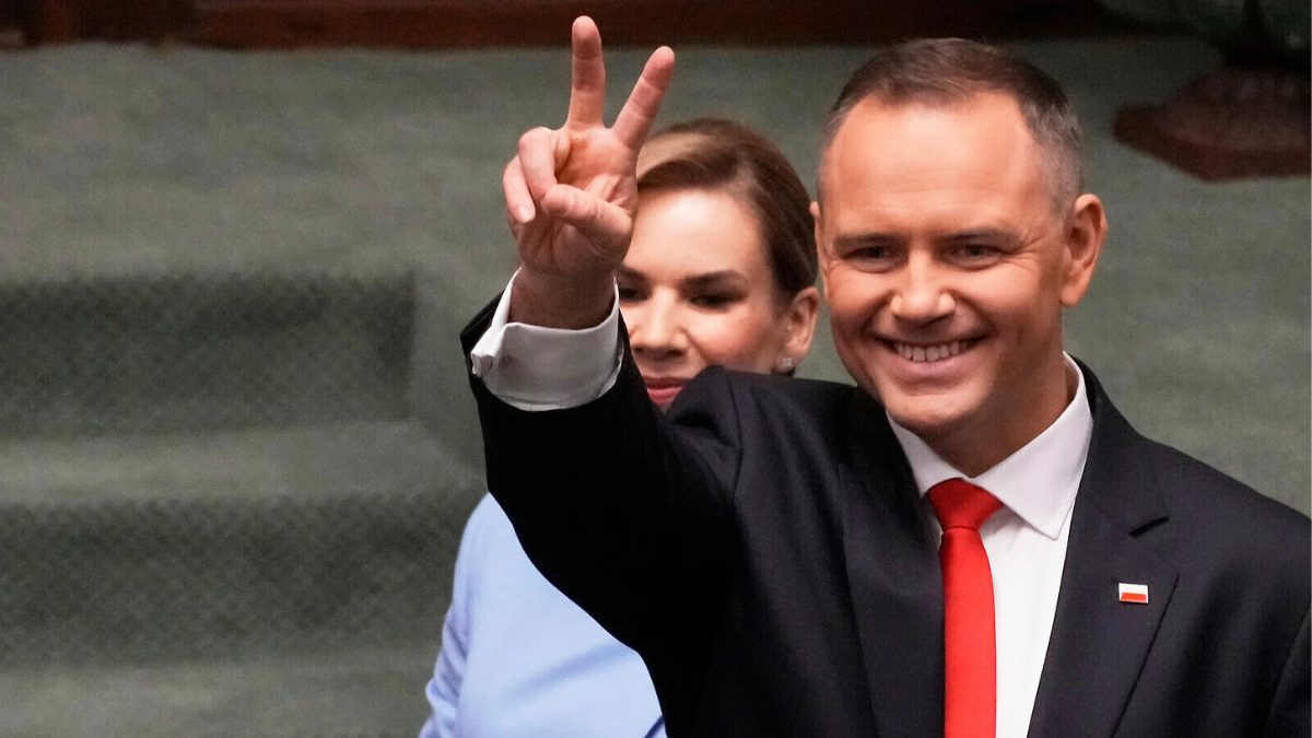 Poland’s Nawrocki delivers speech to Catholic faithful on immigration