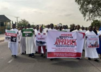 Nigerian Catholic diocese stages bold protest against mass killings