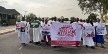 Nigerian Catholic diocese stages bold protest against mass killings