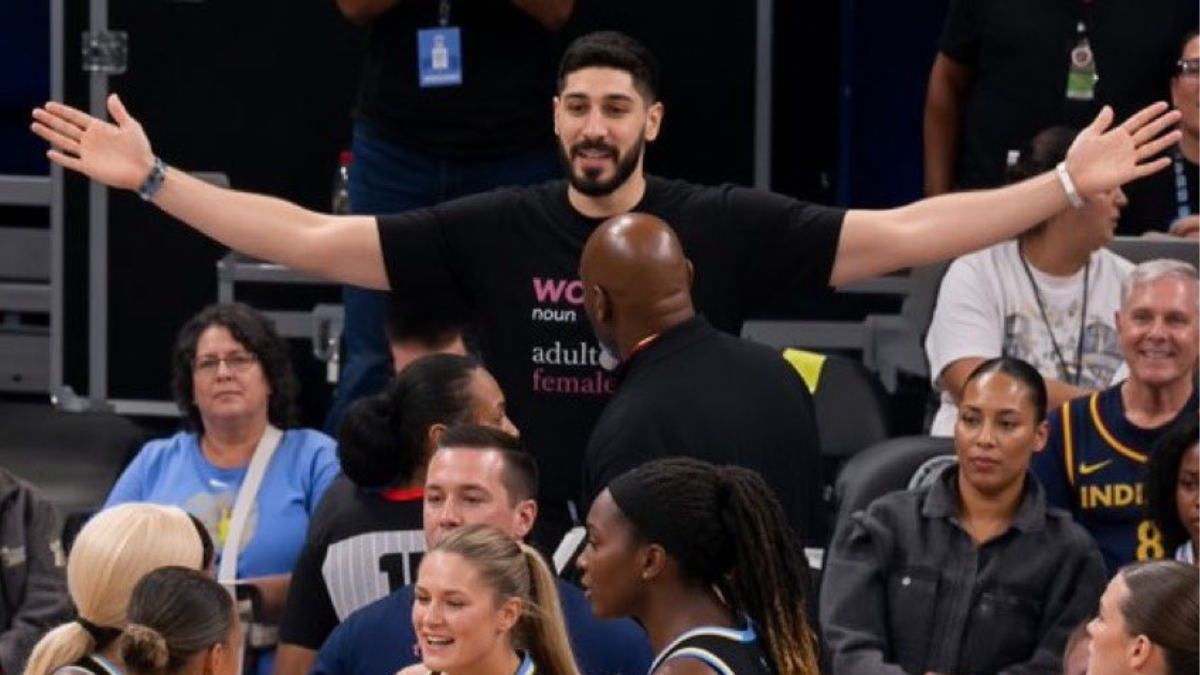 Enes Kanter Freedom ejected from WNBA game for protesting transgender ideology